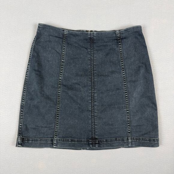 Free People Dresses & Skirts - Free People Modern Femme Denim Mini Skirt US 12 soft stretch